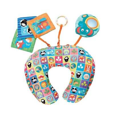 כרית התפתחות עם צעצועים – Toy Move N Grow Animal Tummy