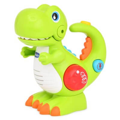 צעצוע דינוזאור עם אורות, הקלטה ומוזיקה – Toy Dino Voice Changing And Flash Torch