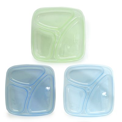 מארז 3 צלחות מחולקות – Flawless™ Divided Plate