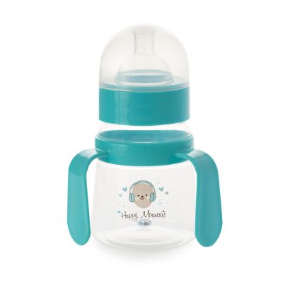 בקבוק רחב עם ידיות אחיזה 150 מ”ל – Flawless™ Wide Neck Bottle With Handle