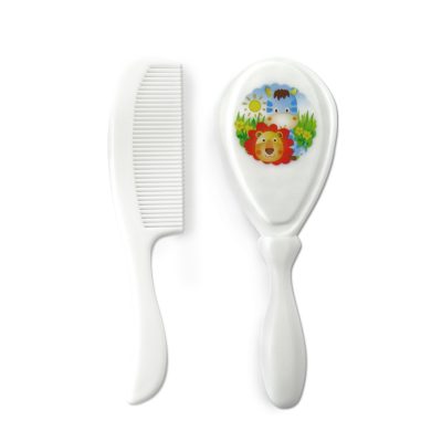 סט מברשת ומסרק ידית פלסטיק – Flawless™ Brush & Comb Set Plastic Handle