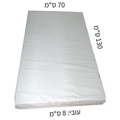 מזרון למיטת מעבר שעוונית 70X130 עובי 8 סמ