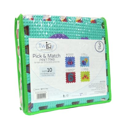 פאזל רצפה 10 חלקים 30×30 ס”מ – Pick & Match – P.V.C