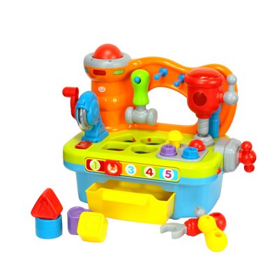 סט כלי עבודה מוזיקלי/אורות – Multifunctional Workbench With Music Light