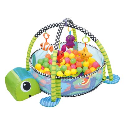 משטח פעילות + בריכת כדורים – Activity Gym And Ball Pit