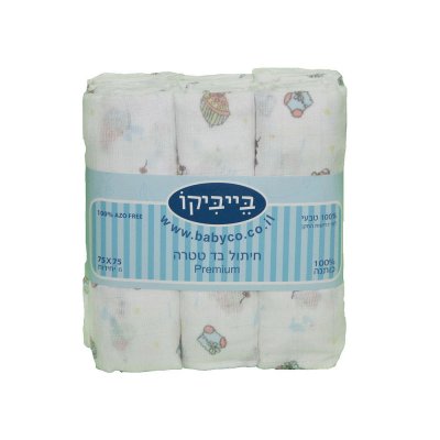 שישיית חיתול טטרה 100% כותנה