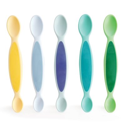 מארז 5 כפיות דו כיווניות לתינוק – Flawless™ – 5pc Duo Weaning & Feeding Spoons