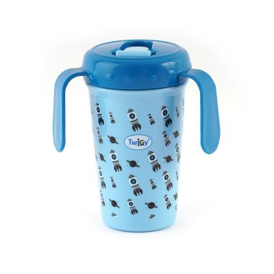כוס אימון עם ידיות אחיזה – Flawless SipN’Seal Tall Cup with Handle™