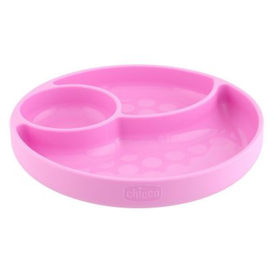 צלחת סיליקון מחולקת נצמדת – +Silicone Divided 12m