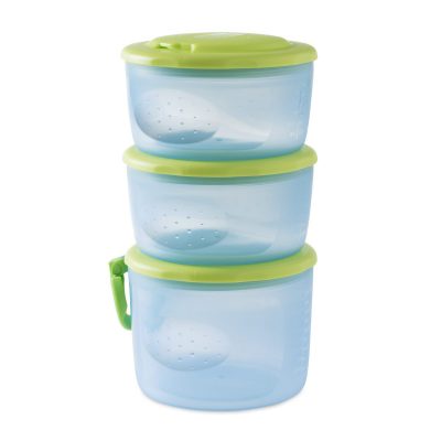 קופסא לאחסון מזון 3 חלקים – Food Containers System