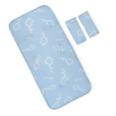 ריפודית לעגלה טריקו עם זוג חבקים
