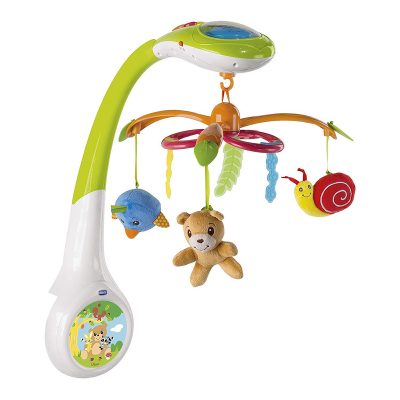 מובייל מוזיקלי היער הקסום עם מקרן – Toy Magic Forest Cot Mobile Projection