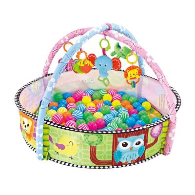 משטח פעילות עם בריכת כדורים – Baby Playing Mat