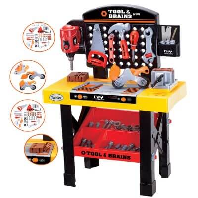 שולחן עבודה וערכת כלים – DIY Tools Set Table