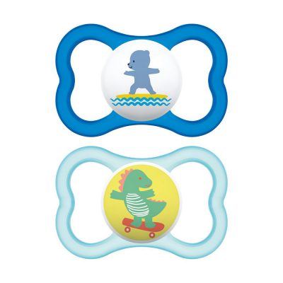 זוג מוצצי סיליקון 6+ אייר Air