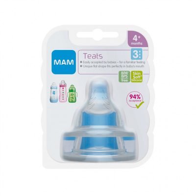 זוג פטמות לבקבוקי MAM