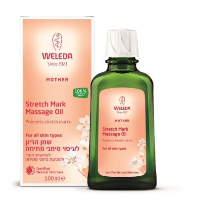 שמן הריון לעיסוי סימני מתיחה