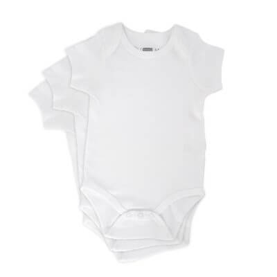 מארז 3 בגדי גוף קצרים Basic Cotton