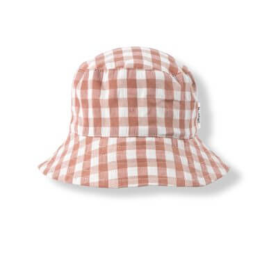 כובע קיץ  – ורוד לבן